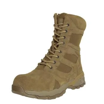 8 Inch Forced Entry Tactical Boot With Side Zipper & Composite Toe