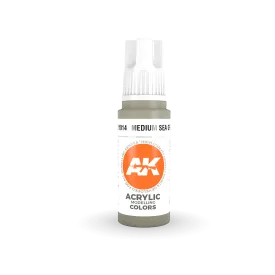 AK Interactive AK11014 3G Medium Sea Gray Acrylic Paint 17ml