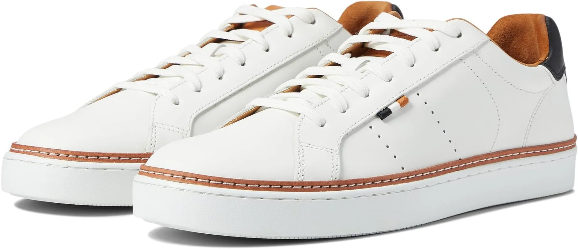 Allen Edmonds Alpha Lace-Up Sneakers, white