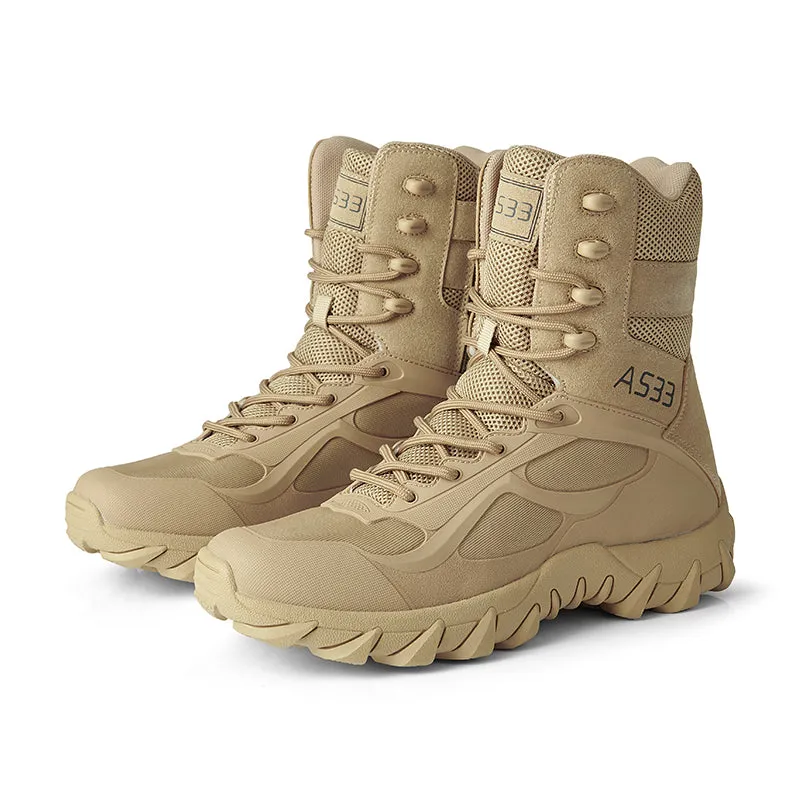 Army Combo Tactical Shoes Side Zip Military Boots | 6671