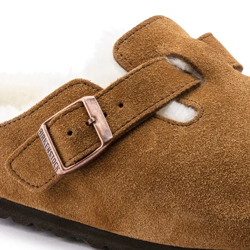 Birkenstock Boston Shearling - Mink Suede