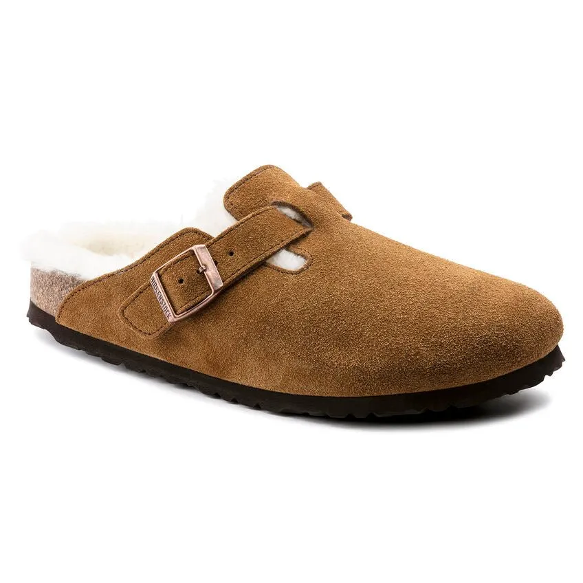 Birkenstock Boston Shearling - Mink Suede