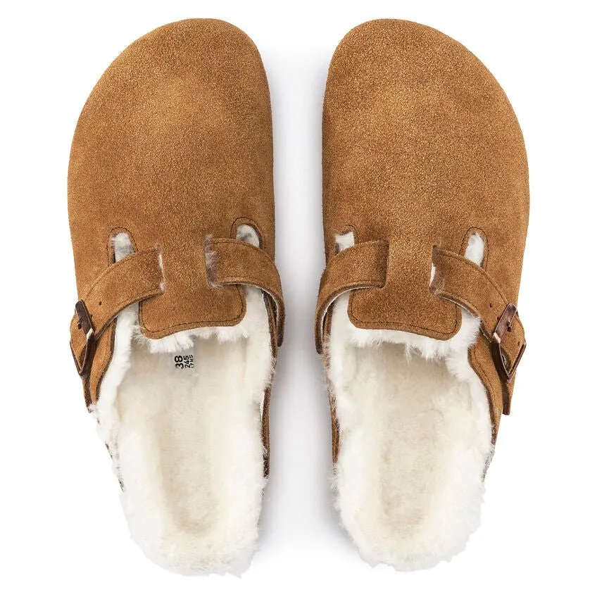 Birkenstock Boston Shearling - Mink Suede