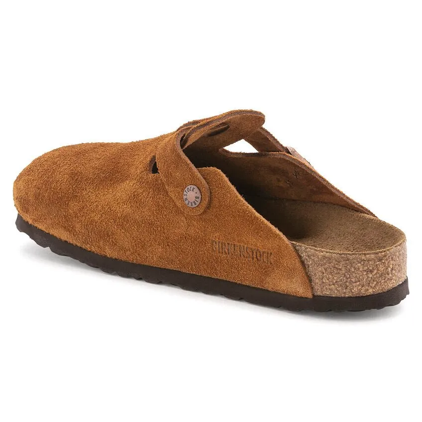 Birkenstock Boston Soft Footbed - Mink Suede