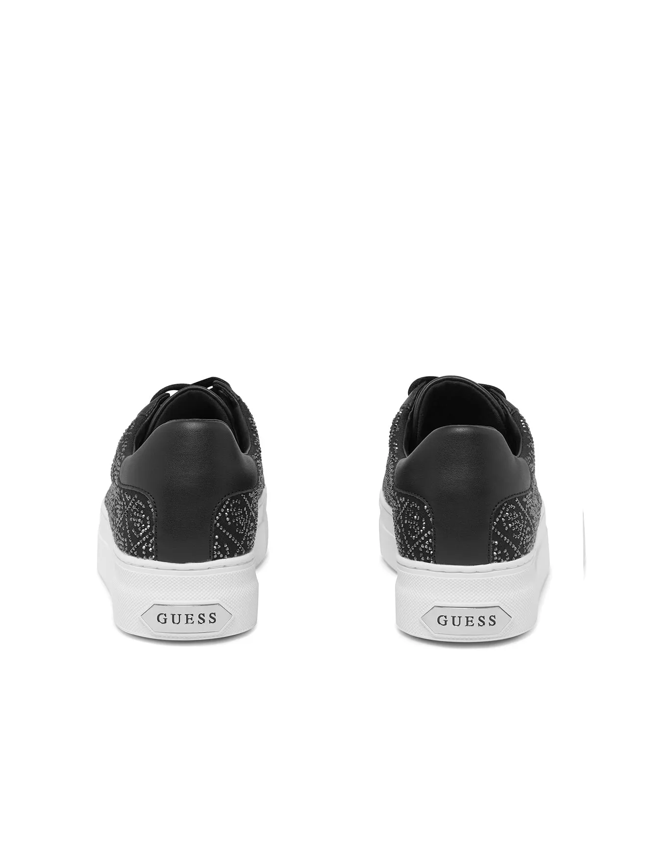 Black Gelsen Rhinestone Low Top Sneakers