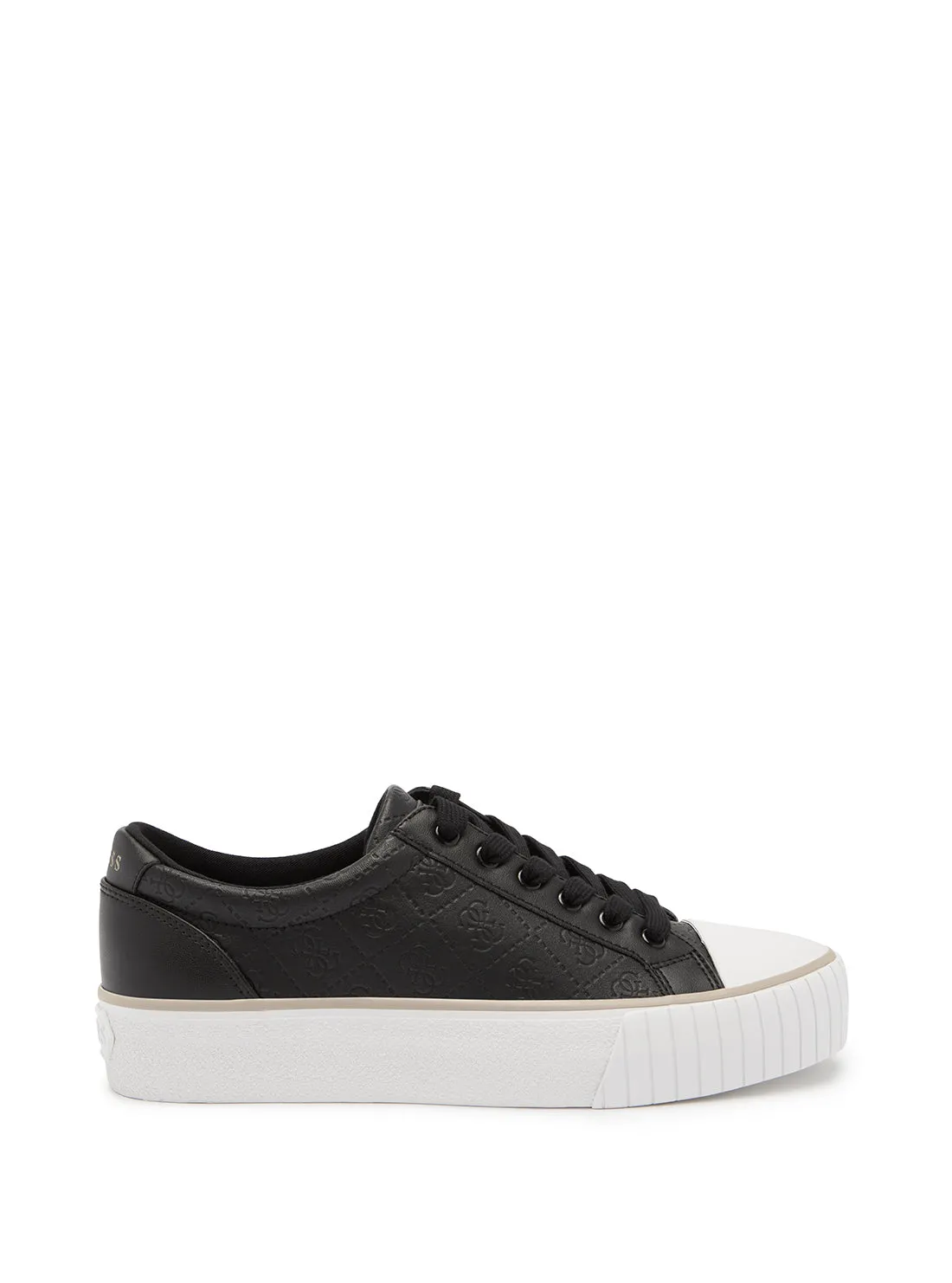 Black Nortin Logo Low Top Sneakers