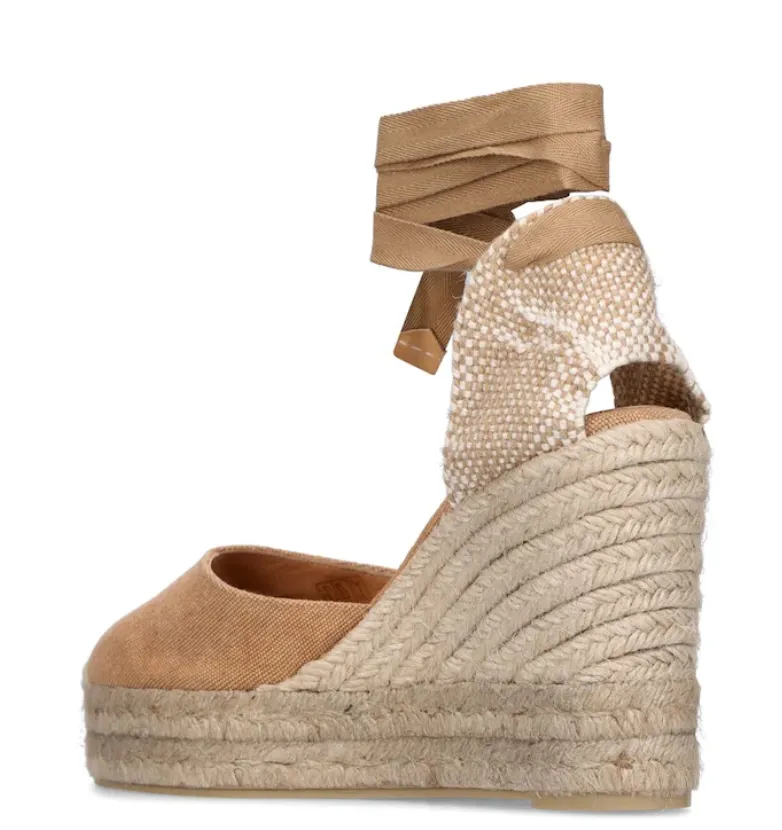 Castaner Carina 8ED Tostado Platform Wedge Espadrilles