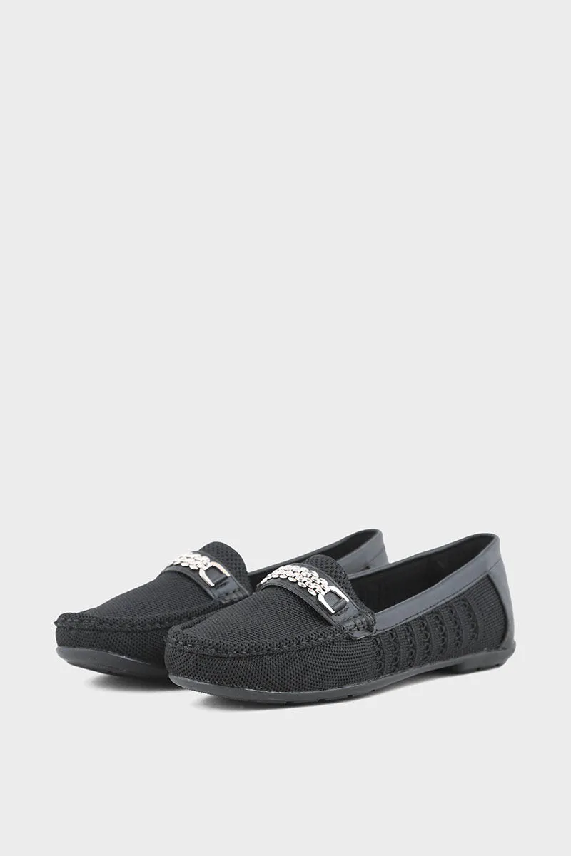 Casual Moccasin IC7010-Black