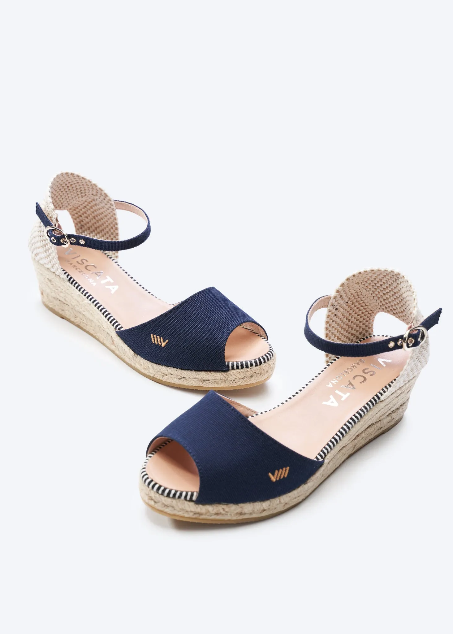 Cavall Canvas Espadrille Sandal Wedges