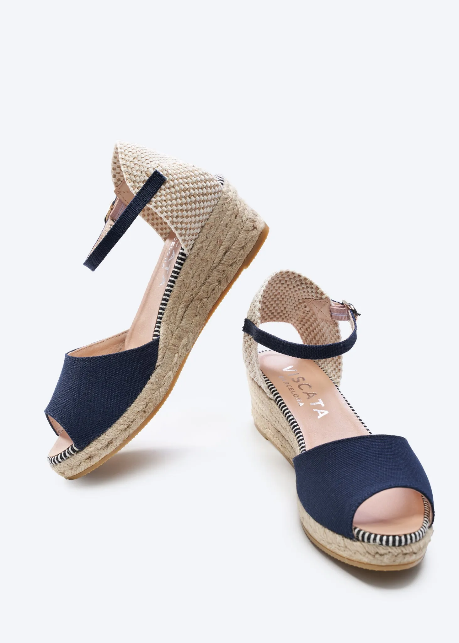 Cavall Canvas Espadrille Sandal Wedges