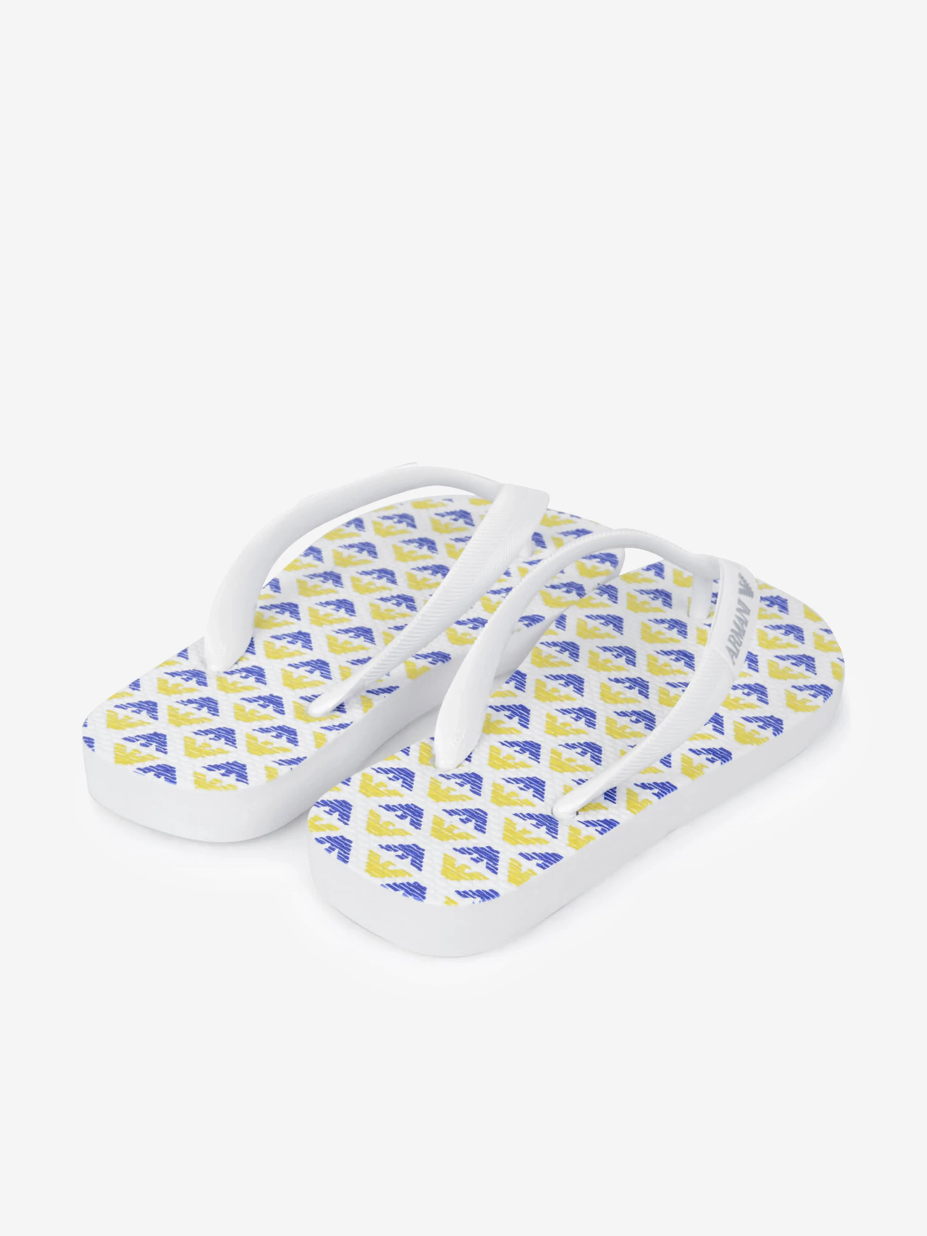 Emporio Armani Boys Logo Print Flip Flops