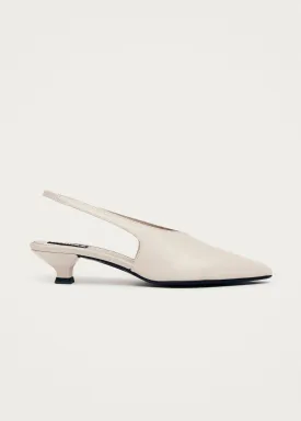 Eros Cream Leather Pumps