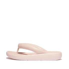 Fitflop IQushion D-Luxe x Roksanda Padded leather Flip Flops Oyster