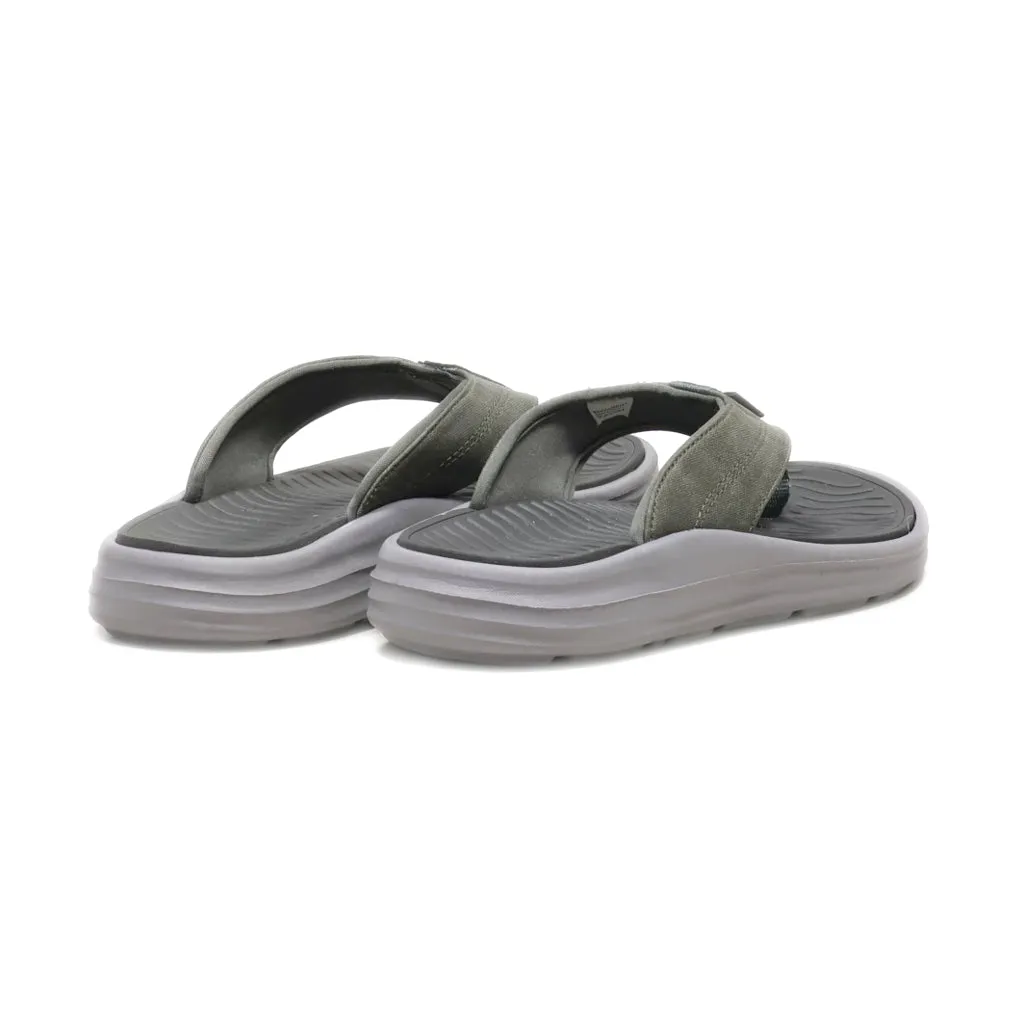 George Flip Flops Fabric Grey Colour For Men