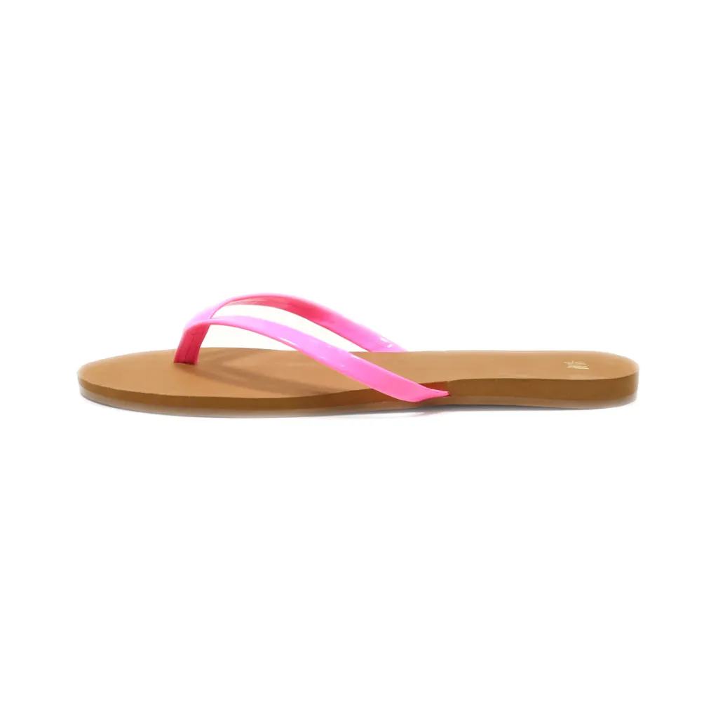 H&M Flip Flops Latex Pink Colour For Women