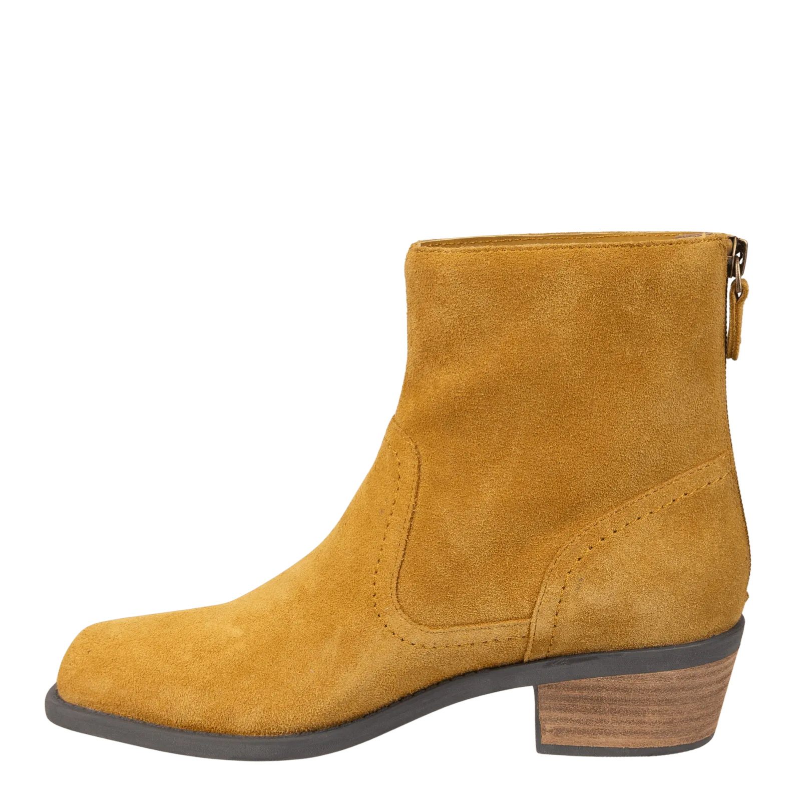 HOMESTEAD in CAMEL Heeled Ankle Boots