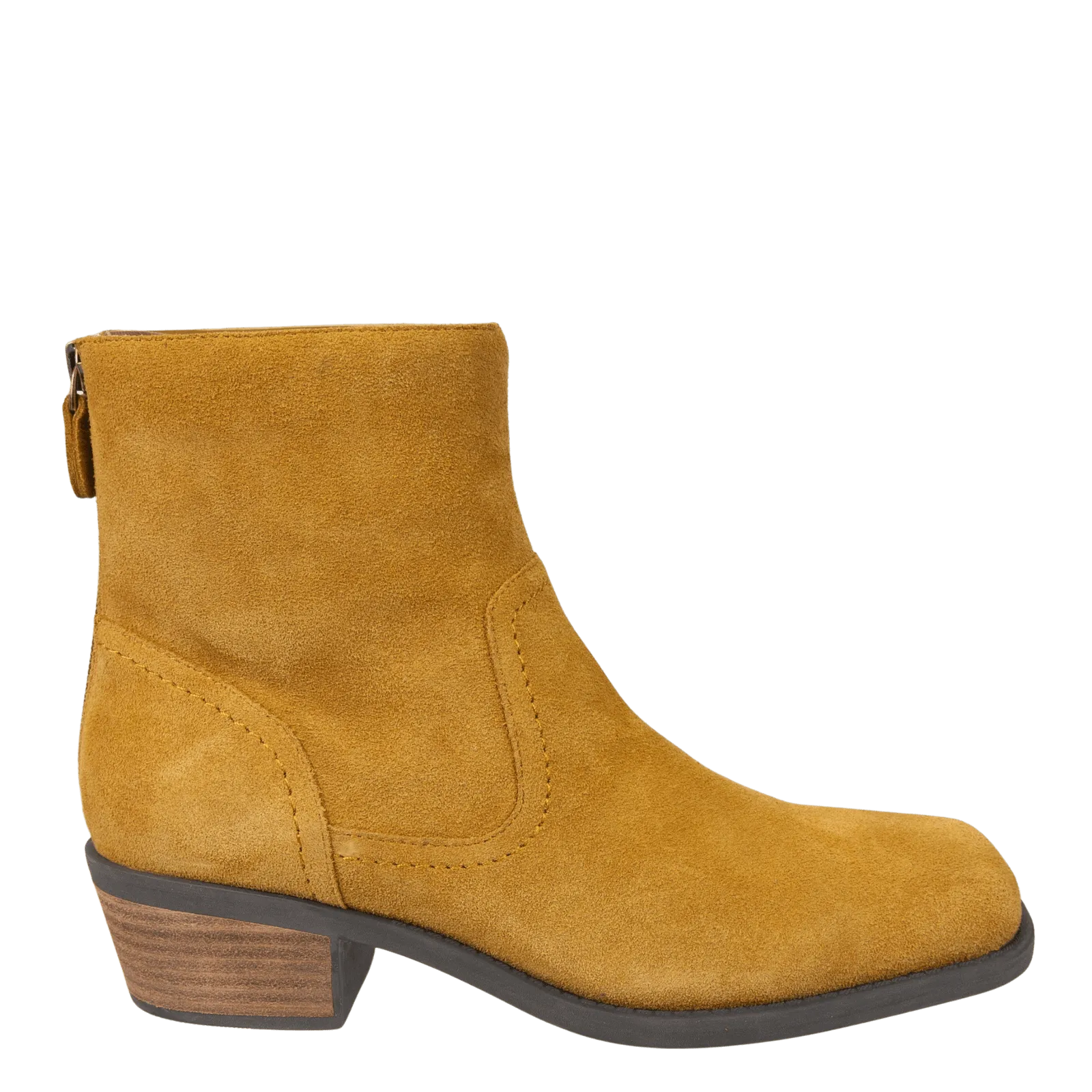 HOMESTEAD in CAMEL Heeled Ankle Boots