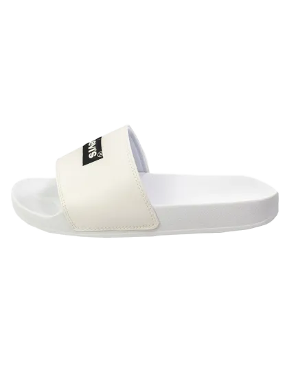 June Boxtab Flip Flops in Brilliant White