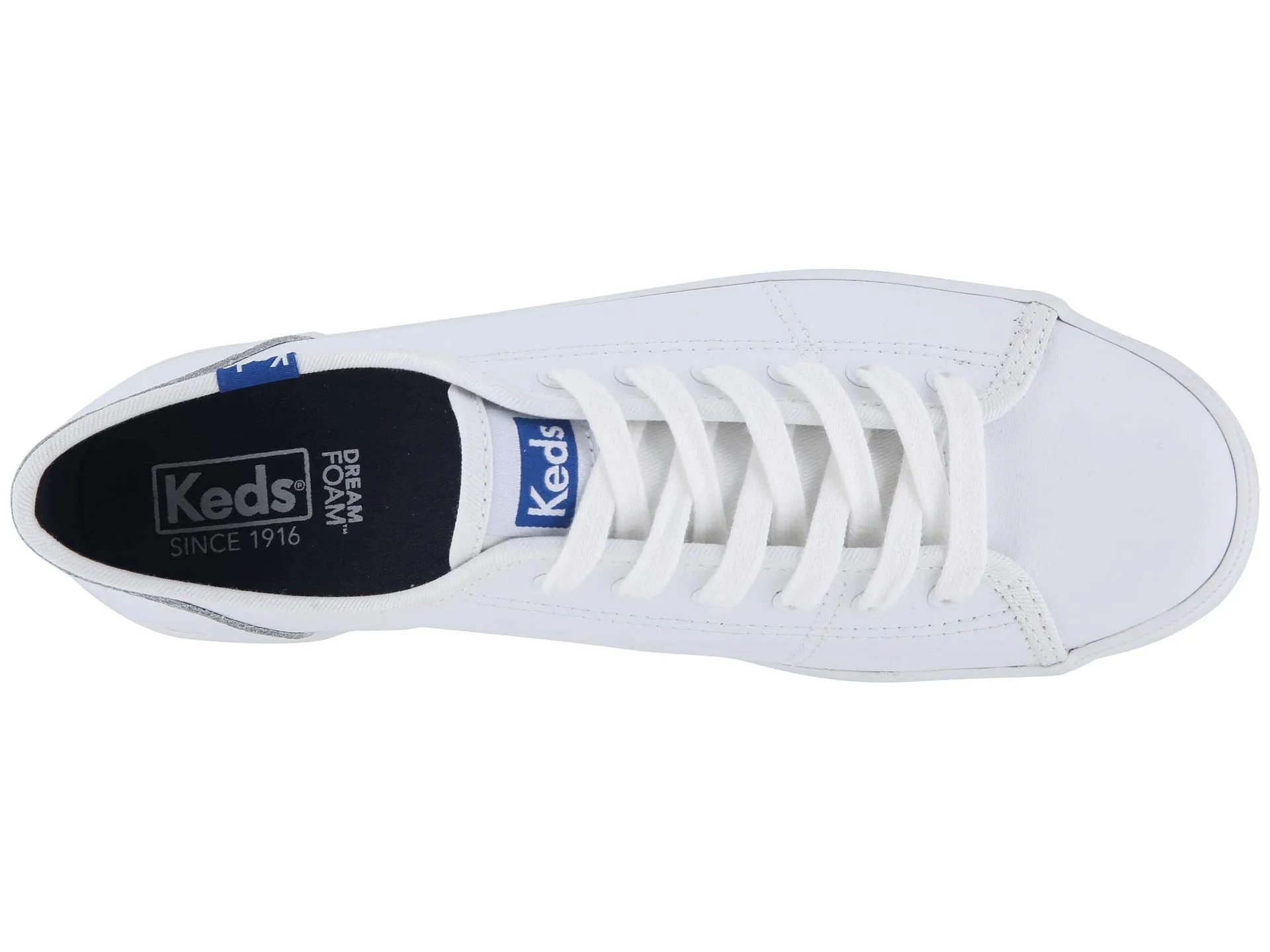 Keds Kickstart Lace Up sneakers, white/blue