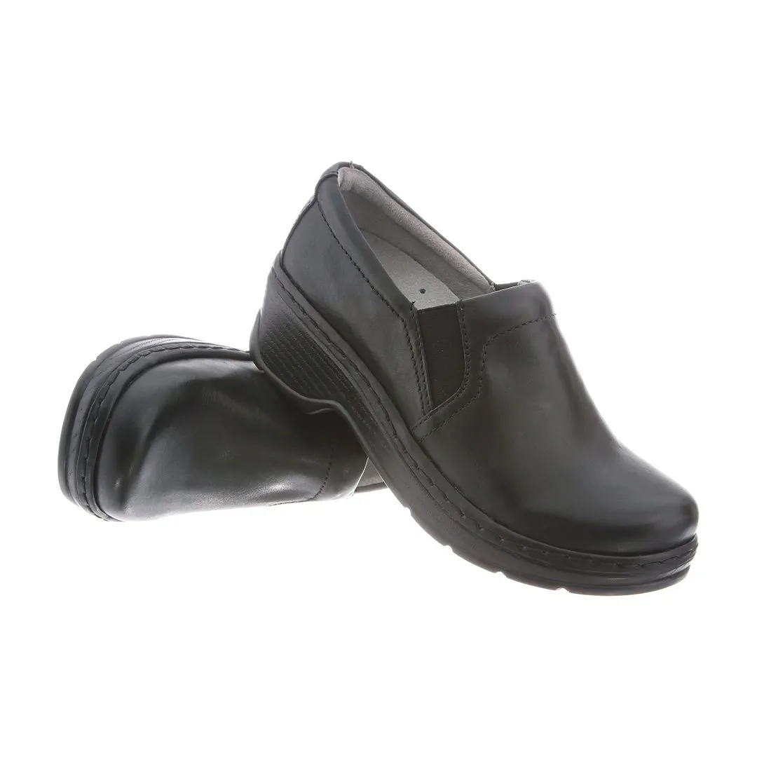 Klogs Women's Naples Leather Clog - Black Smooth