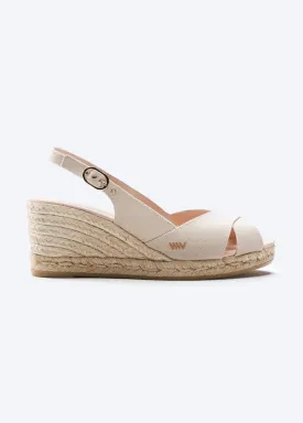 Llansa Canvas Espadrille Sandal Wedges