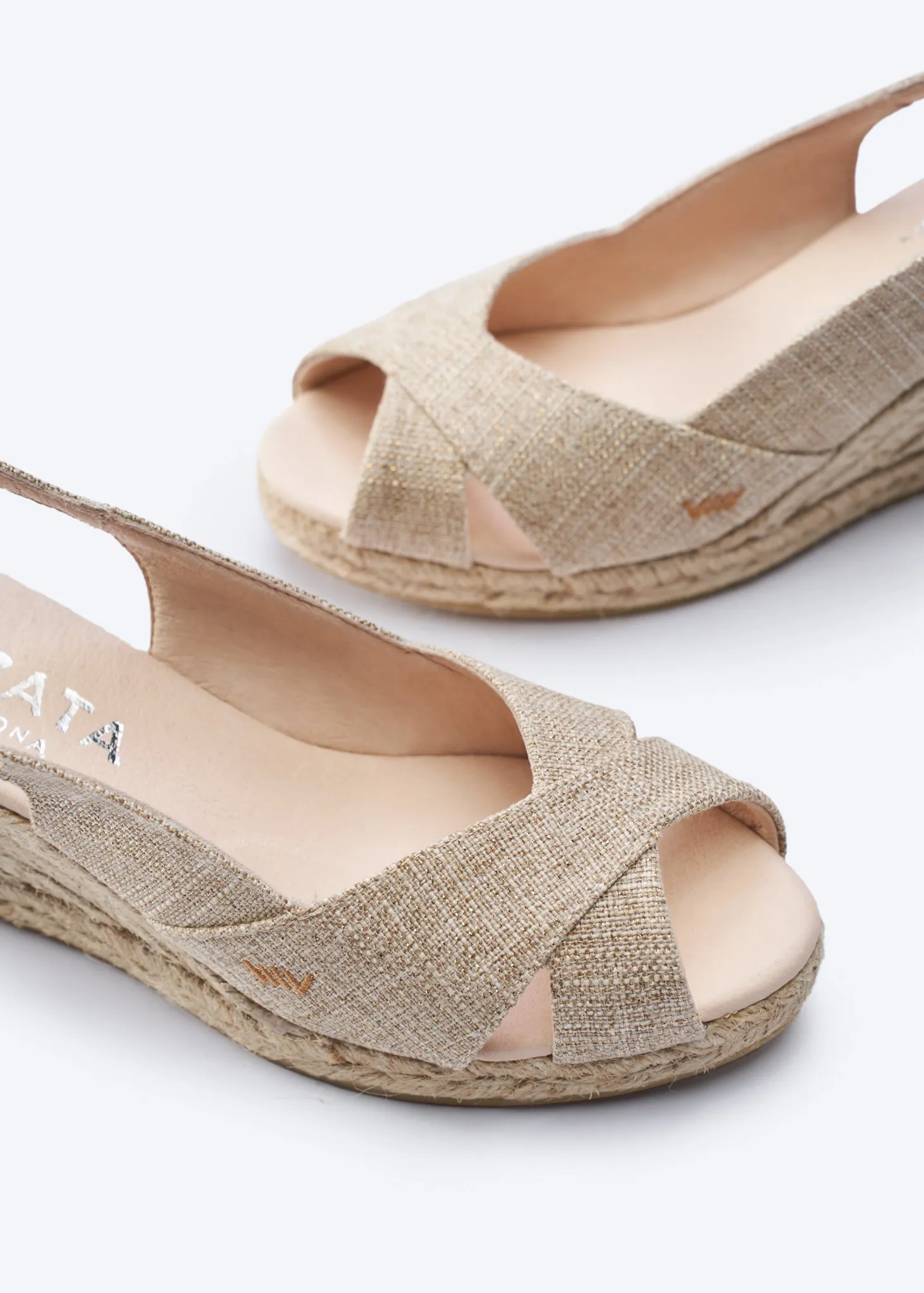 Llansa Limited Edition Canvas Espadrille Sandal Wedges