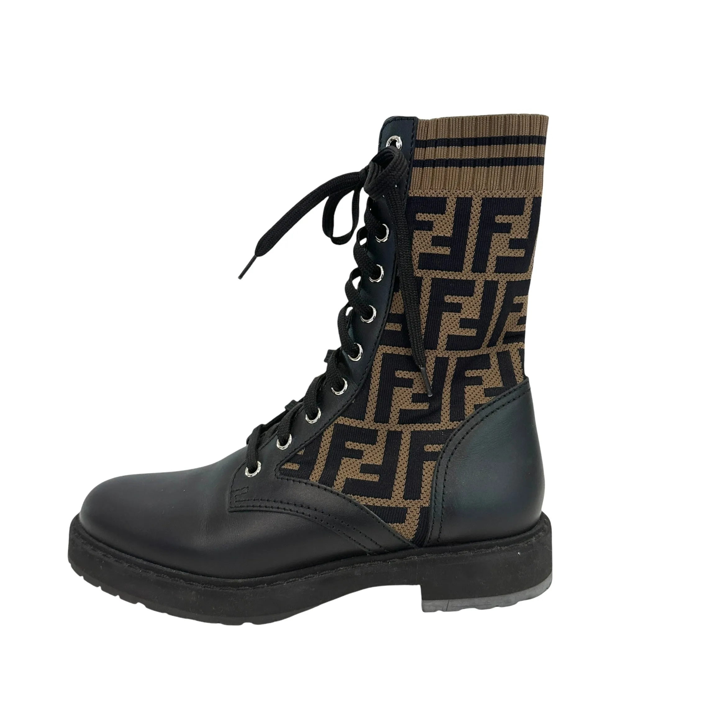 Logo Combat Boots - 6.5