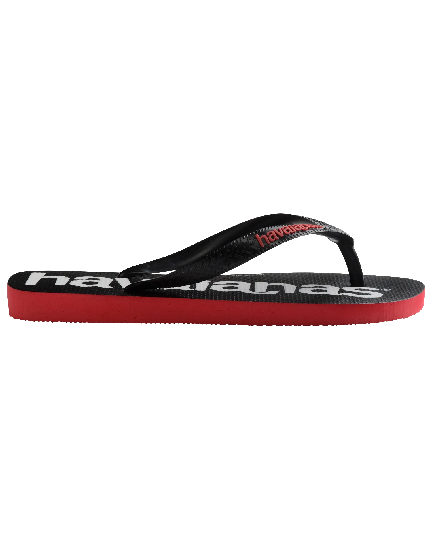 Logomania 2 Flip Flops in Ruby Red