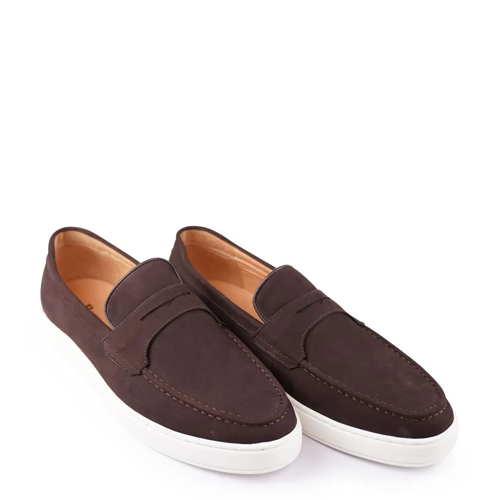 Magno Brown Slip-Ons