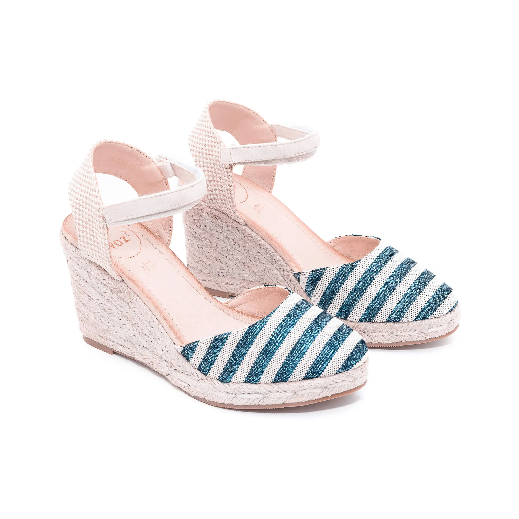 Mary Aqua Espadrilles