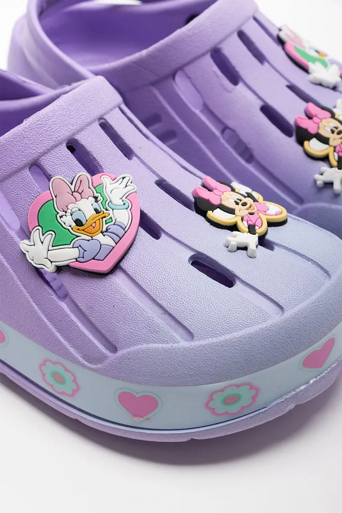 Minnie Mouse Clog Purple