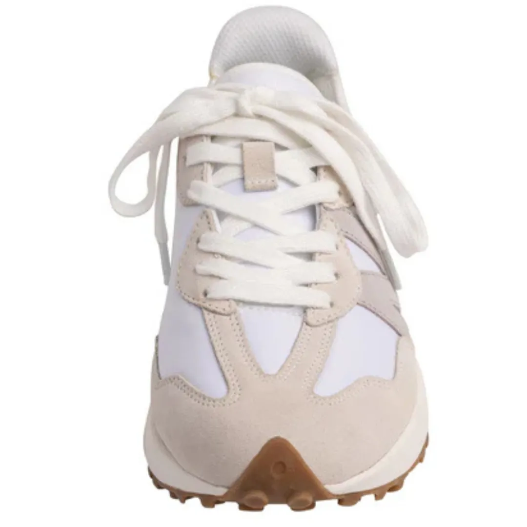 Online Exclusive | Lace Up Running Sneakers in White