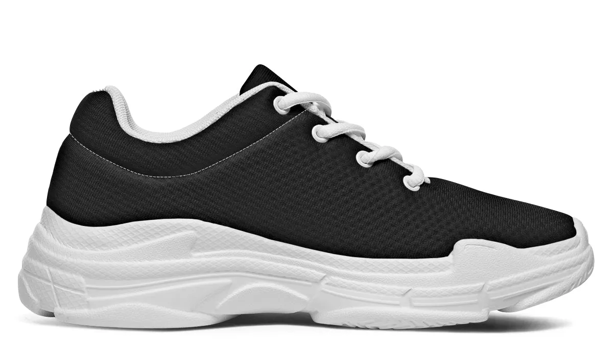 Paint It Black Chunky Sneakers