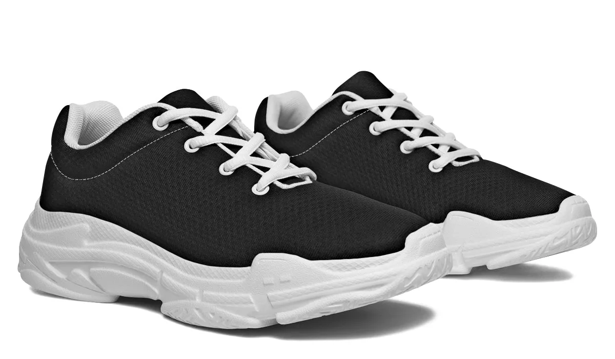 Paint It Black Chunky Sneakers