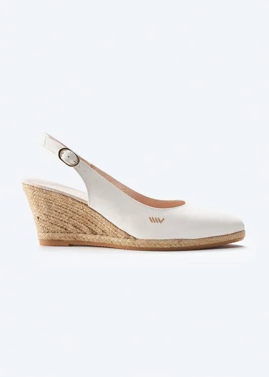 Palomera Leather Espadrille Wedges