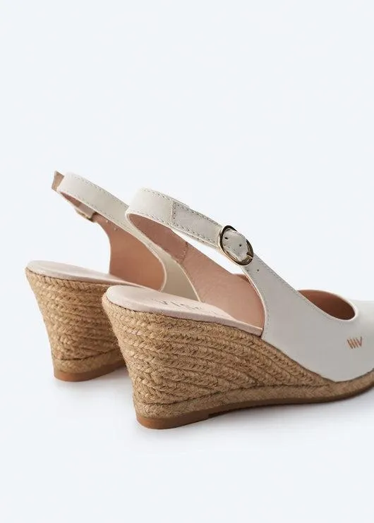 Palomera Leather Espadrille Wedges