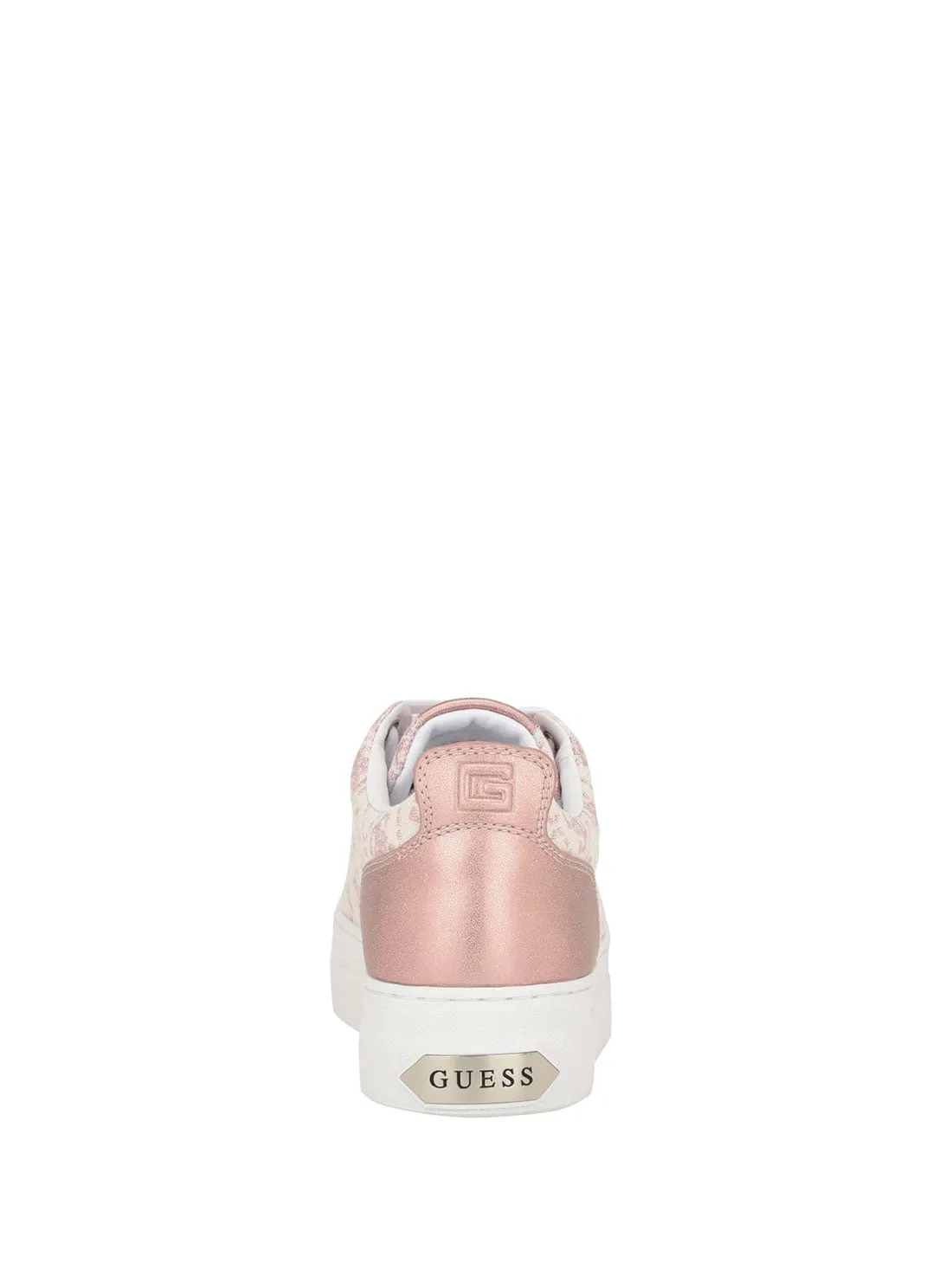 Pink Logo Giaa Low-Top Sneakers