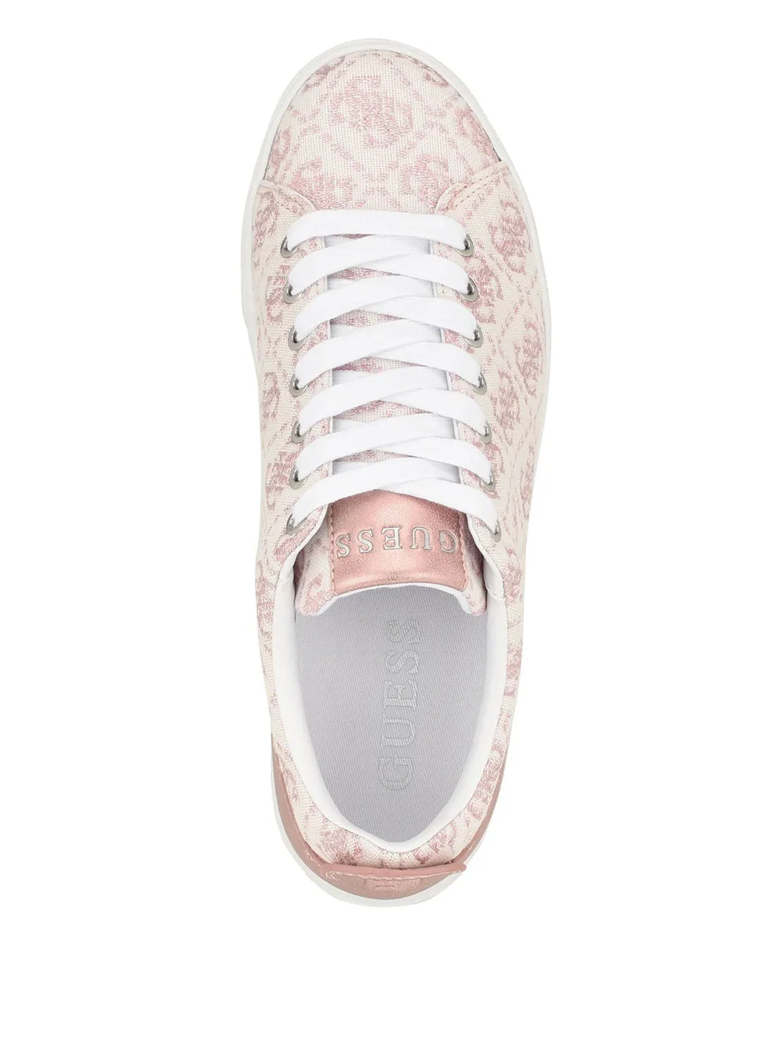 Pink Logo Giaa Low-Top Sneakers