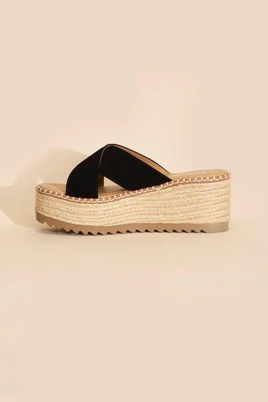 Platform Slide Sandals