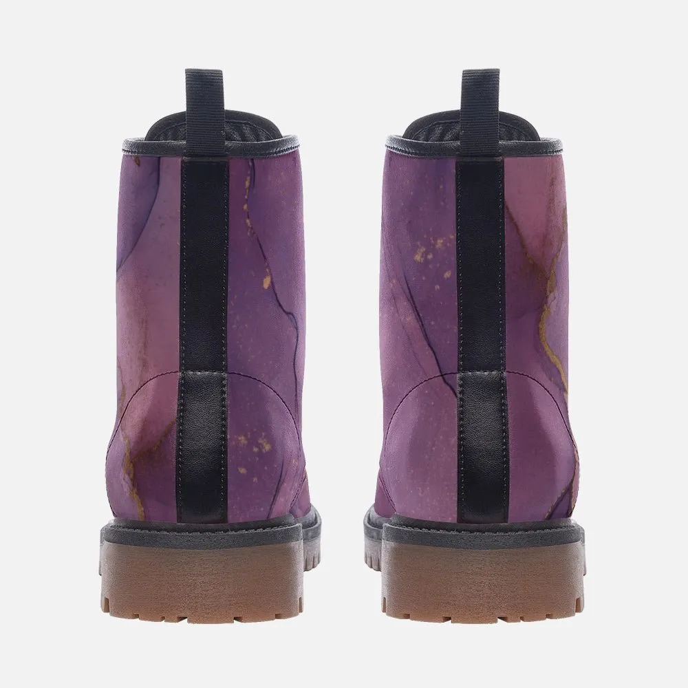 Plum Pretty - Combat Boots