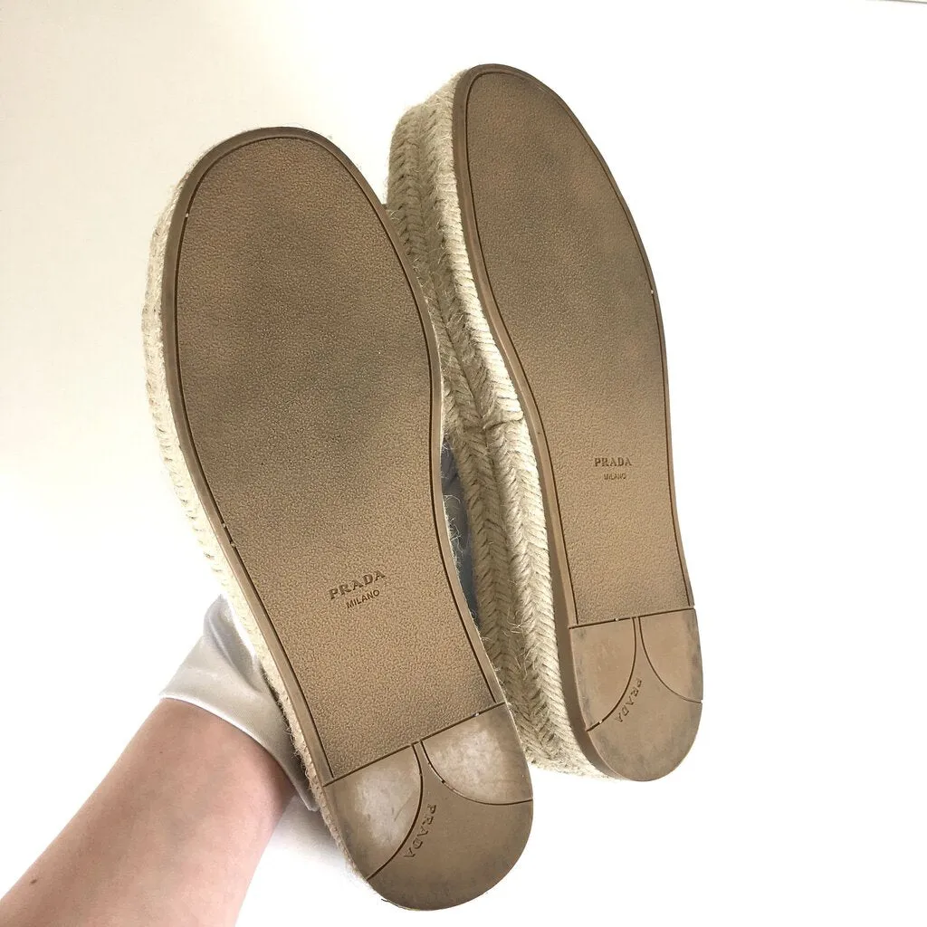 Prada Espadrilles Platform Slides