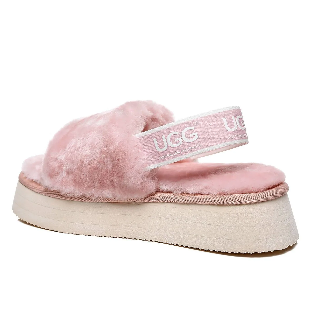 Premium Fluff UGG Platform Slides