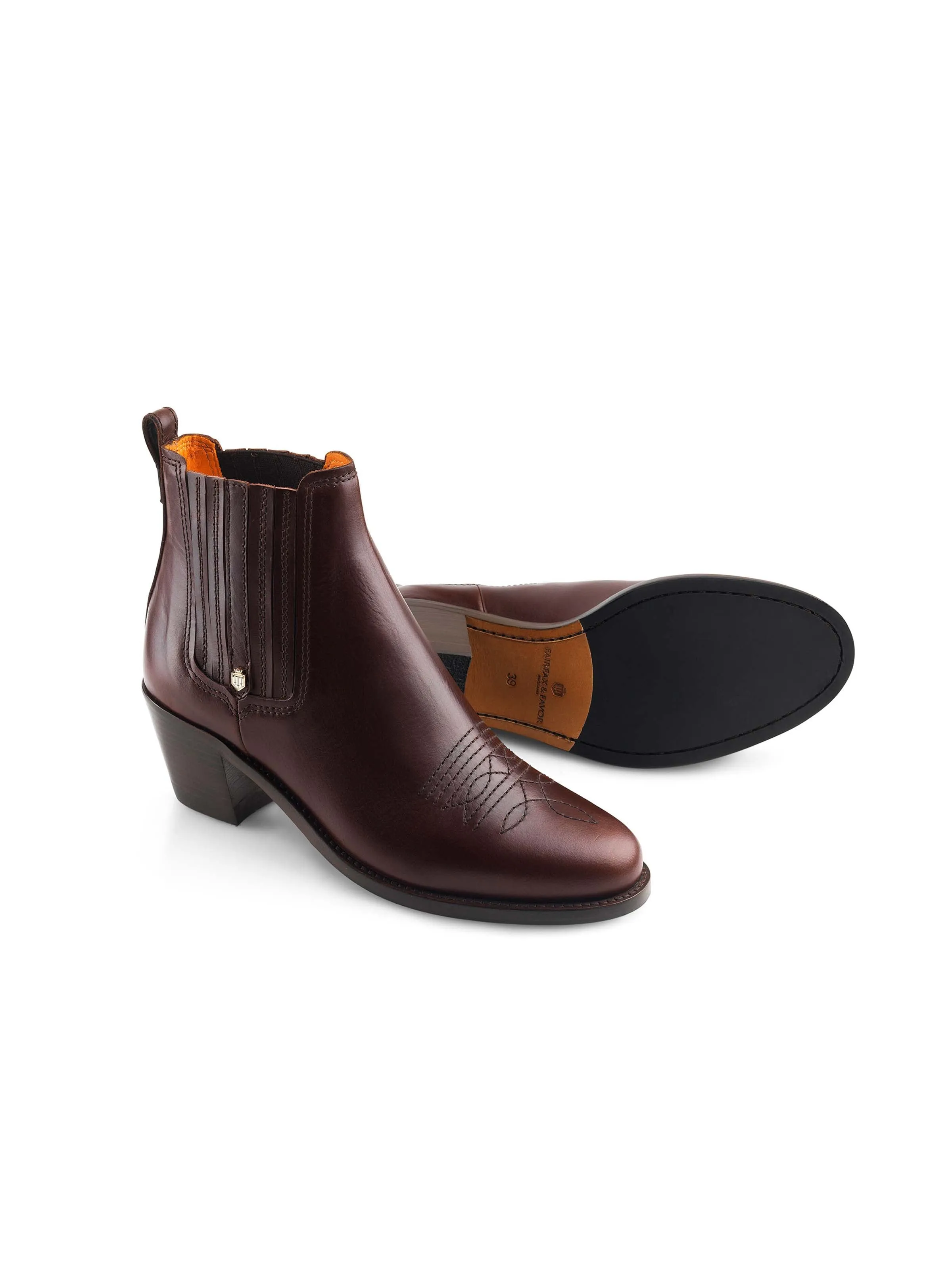 Rockingham Ankle Boot - Mahogany Leather