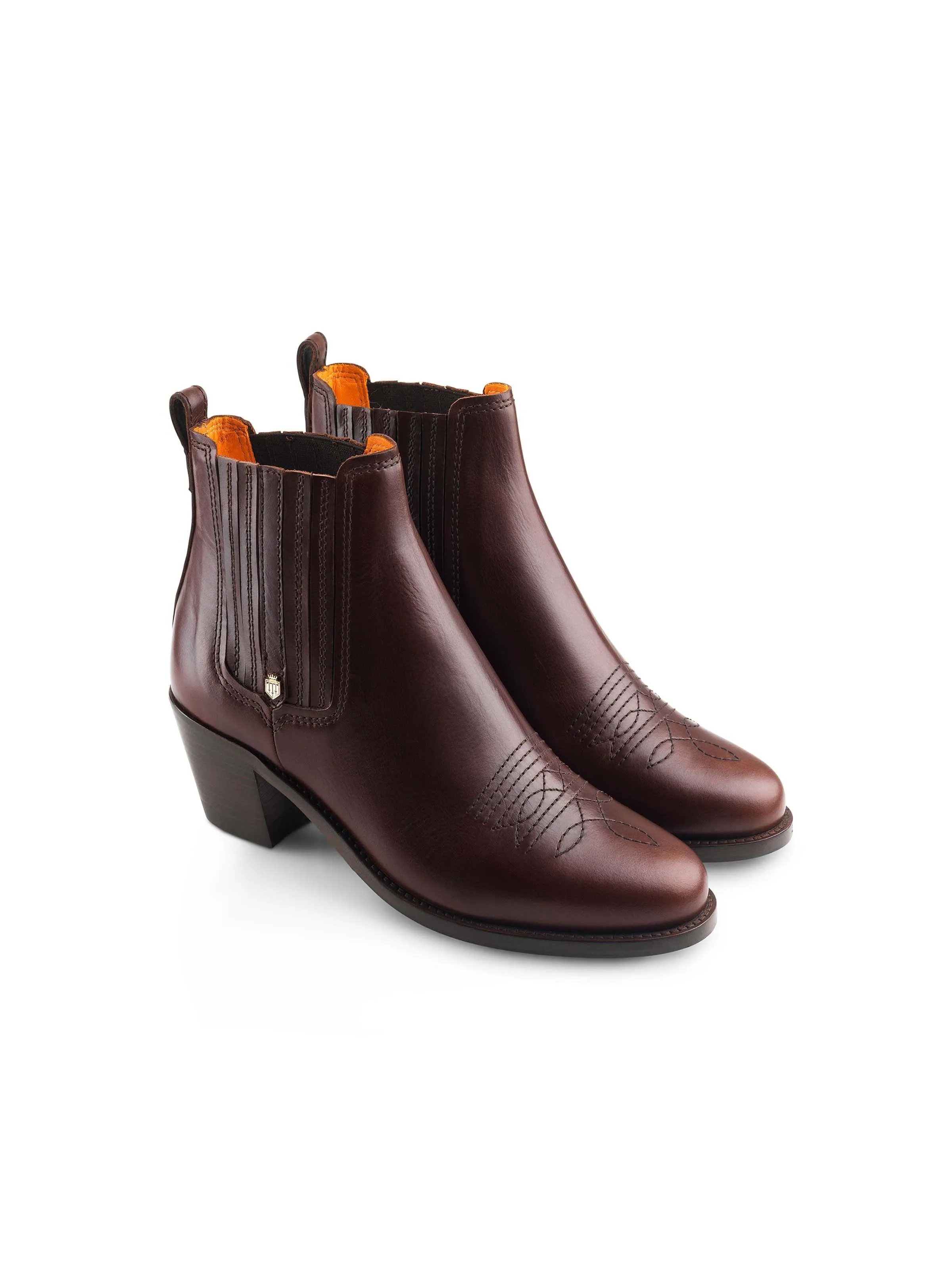 Rockingham Ankle Boot - Mahogany Leather