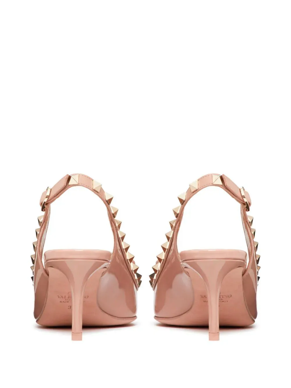 Rockstud Bow slingback pumps