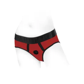 SpareParts Tomboi Harness Red/Blk Nylon - Small