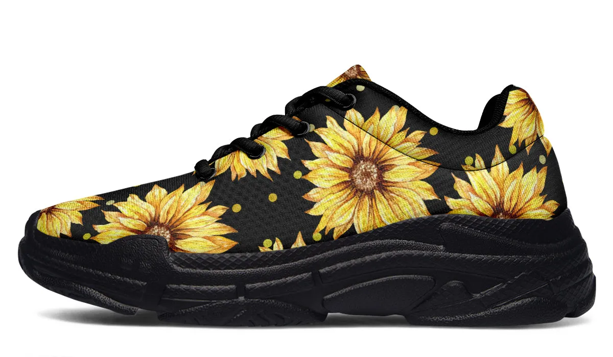 Sunflowers Chunky Sneakers