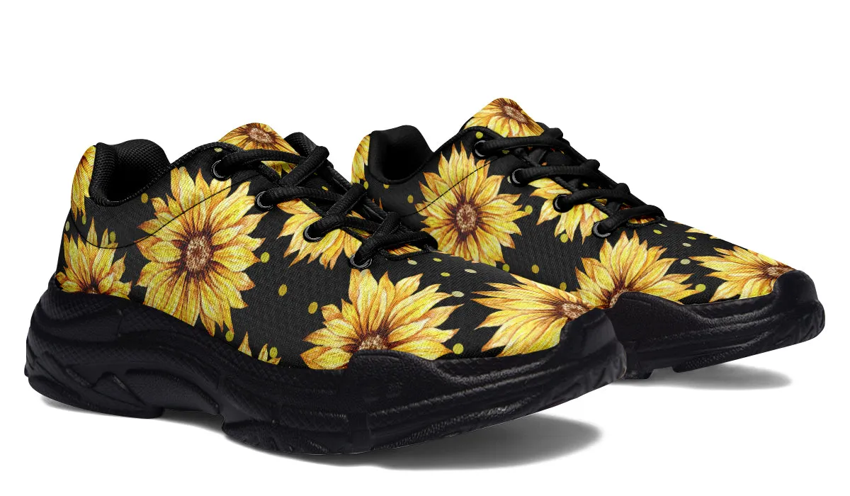 Sunflowers Chunky Sneakers