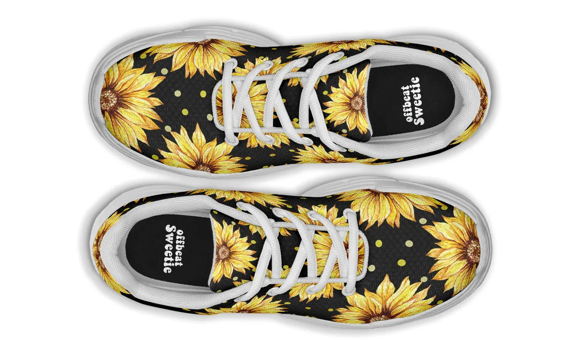 Sunflowers Chunky Sneakers