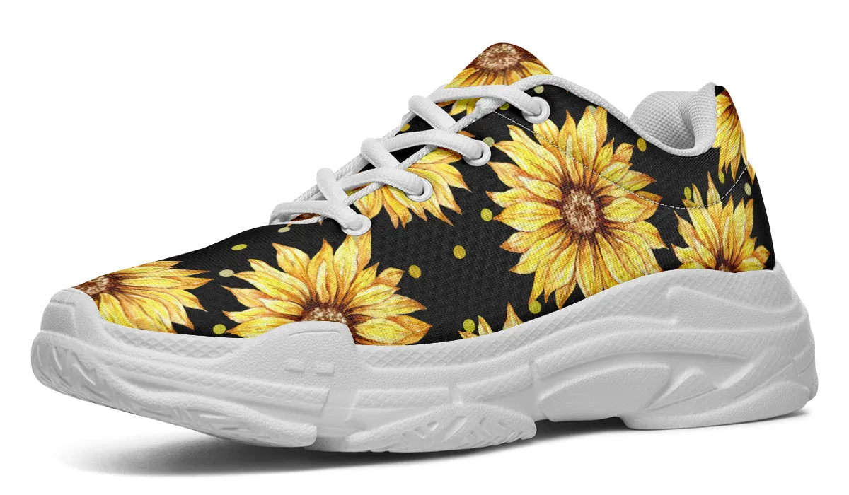 Sunflowers Chunky Sneakers